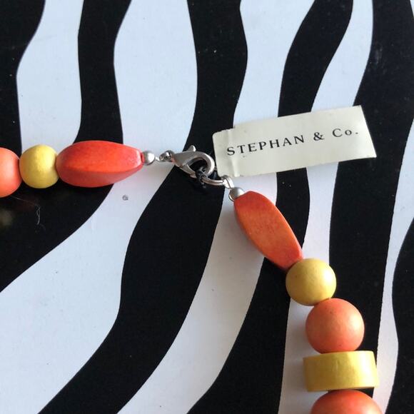 3 for $30 Stephan & Co. Orange and Yellow Necklace - Picture 4 of 5